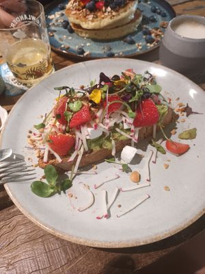 Veganes Avomash Sandwich at Botania in Utrecht