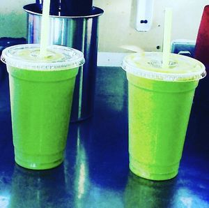 Super Hulk at Sunshine Smoothies & Coffee in Vallejo