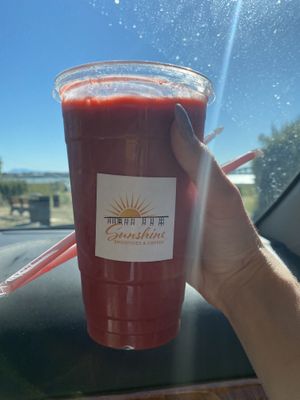   at Sunshine Smoothies & Coffee in Vallejo