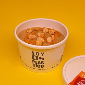 Creamy peanut butter and banana ice-cream with no added sugar. at Color Nativo in Puerto Varas