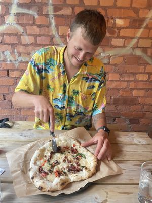 Awesome homemade cashew-cheese   at Bakgården in Karlstad