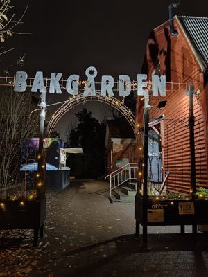 Outside at Bakgården in Karlstad