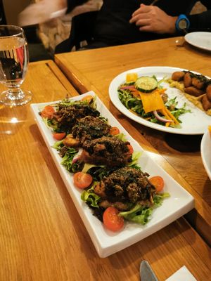 Mushroom crostini at Ital Delli in Mont-tremblant