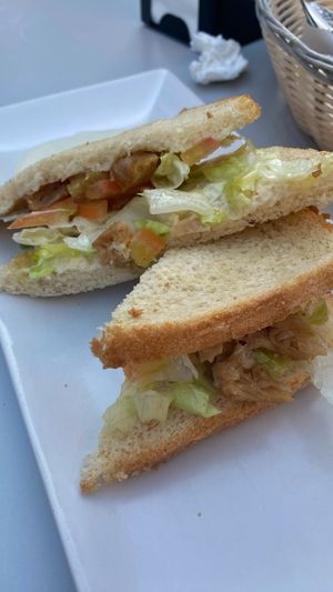 No pollo sandwich  at La Gitana Loca in Sevilla