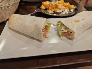 El wrap at La Gitana Loca in Sevilla