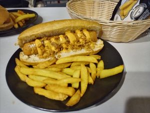 Just ok hot dog at La Gitana Loca in Sevilla