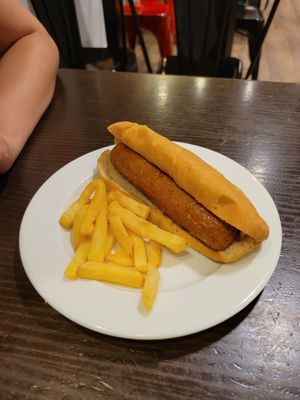 Hot Dog vegan  at La Gitana Loca in Sevilla