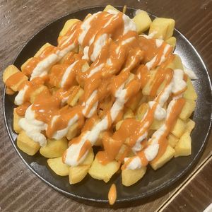 Bravas veganas  at La Gitana Loca in Sevilla