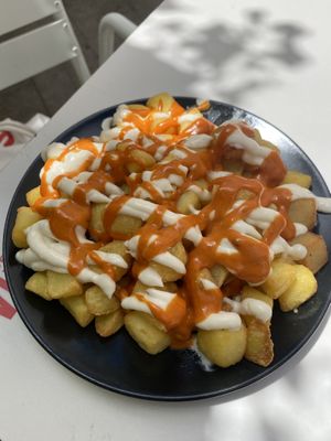 patatas bravas  at La Gitana Loca in Sevilla