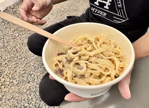 fettucine creamy soy cheese  at Mad Grass Collaborative Space and Cloud Kitchen in Jakarta