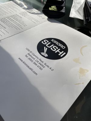   at Kiroro Sushi in Belmont