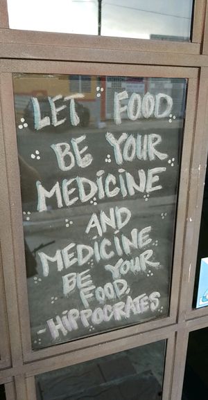 the entrance  at Peace n Loaf in San Juan