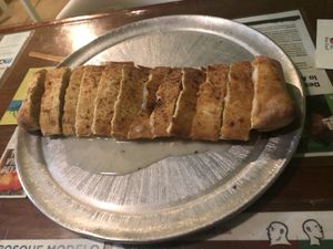 Breadsticks stuffed with coco cheese at Peace n Loaf in San Juan