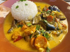 Moqueca de vegetais at Casa Mocambo in Lisbon