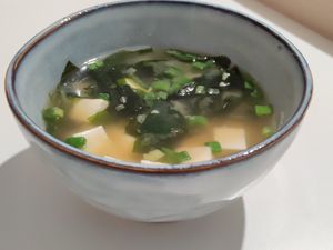 Miso soup at Solunasushi in Fuengirola
