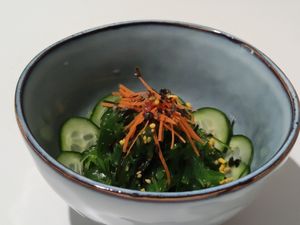 Wakame salad at Solunasushi in Fuengirola