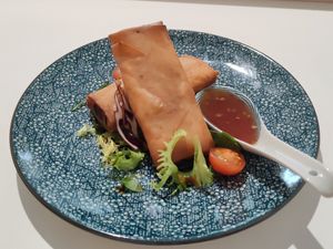 Rollo vegetal at Solunasushi in Fuengirola