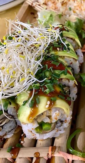 Vegan Roll   at Solunasushi in Fuengirola