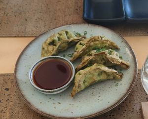 Gyozas veggies at Kabuki Sushi in Nazare