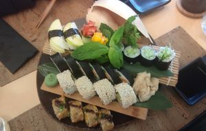 Plateau veggie at Kabuki Sushi in Nazare