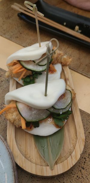 Bao tofu at Kabuki Sushi in Nazare