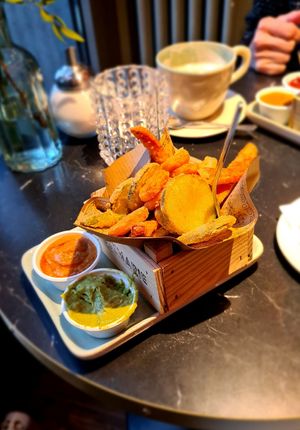 Tempura at Rose Marie Garten & Bar in Essen