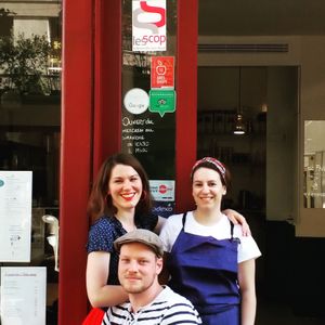 The staff at La Cachette in Paris