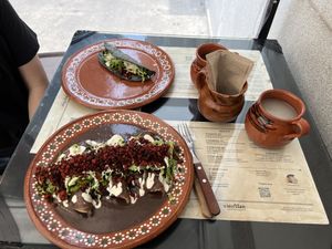   at Mictlan Antojitos Veganos in Mexico City