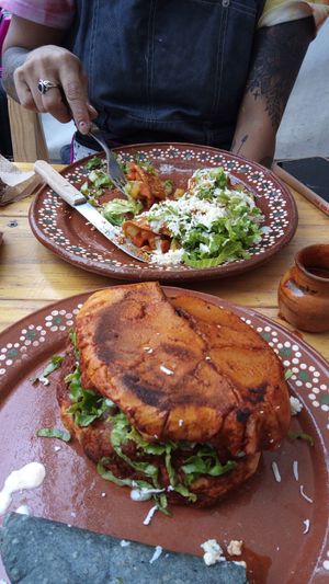 Pambazo   at Mictlan Antojitos Veganos in Mexico City