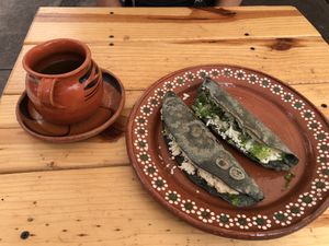   at Mictlan Antojitos Veganos in Mexico City