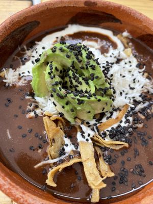 Sopa frijol  at Mictlan Antojitos Veganos in Mexico City