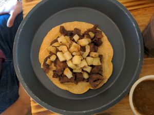 Taco
 at Mictlan Antojitos Veganos in Mexico City