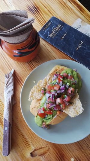 Hotcho Placero, weekend special 🌭 at Mictlan Antojitos Veganos in Mexico City