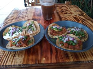  at Mictlan Antojitos Veganos in Mexico City