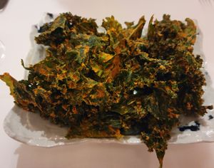 Kale chips at Elizabeth's in Washington