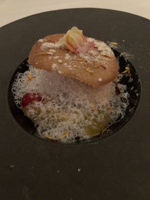 Dessert (flan and ice cream)  at Elizabeth's in Washington