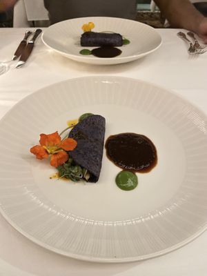 Wrap with mushrooms inside  at Elizabeth's in Washington