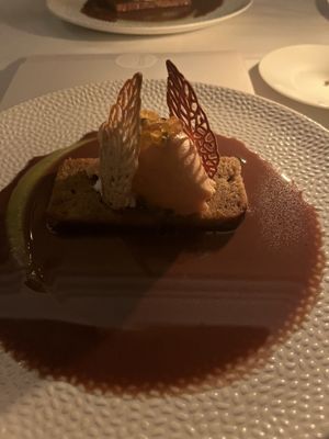 Very cute bread pudding  at Elizabeth's in Washington