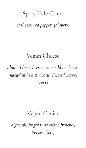 A la carte 1/3 May 2022  at Elizabeth's in Washington