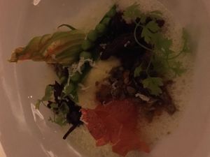 Yellow corn butter at Elizabeth's in Washington