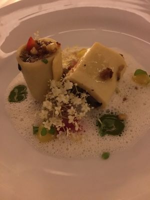 Mushroom roulade at Elizabeth's in Washington