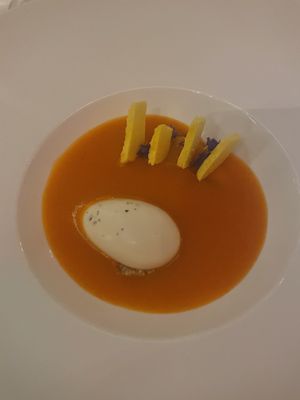Squash soup   at Elizabeth's in Washington