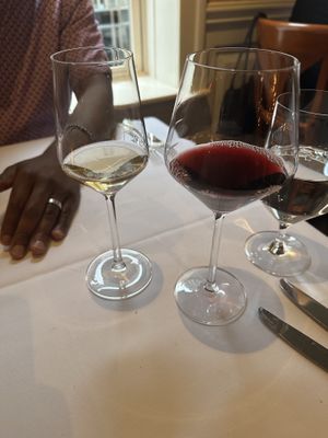 One of my wine pairings  at Elizabeth's in Washington