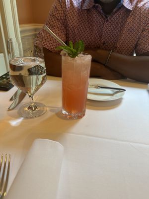 Refreshing non alcoholic drink  at Elizabeth's in Washington