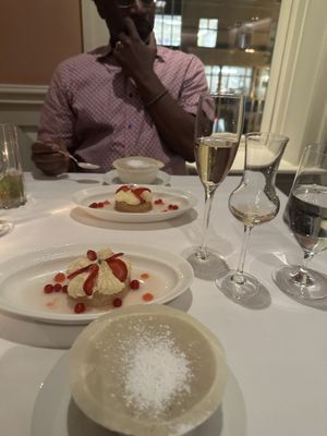 My dessert wine and tequila pairing  at Elizabeth's in Washington