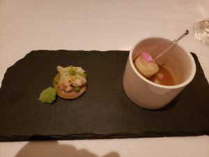 First course Yohino Heart & Orchid Companion at Elizabeth's in Washington