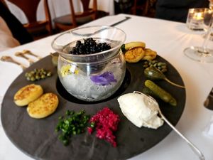 Vegan Caviarr  at Elizabeth's in Washington