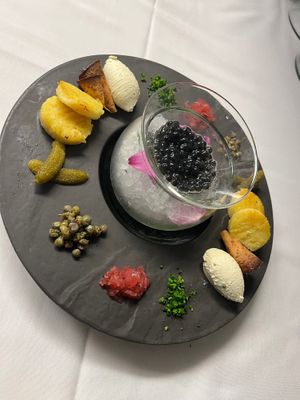 Vegan Caviar at Elizabeth's in Washington