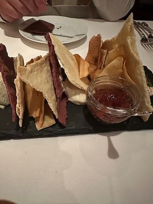 Vegan cheese plate at Elizabeth's in Washington