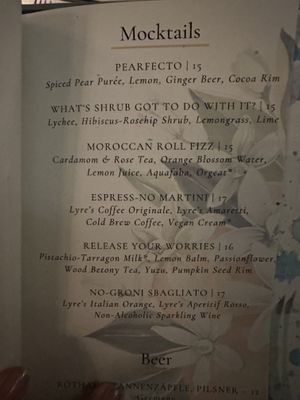 I think the Moroccan fizz was my fav out of the ones I tried!  at Elizabeth's in Washington